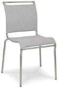 Connubia Set di sedie da pranzo, CB93, 2 sedie, Grigio, acciaio