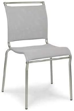 Connubia Set di sedie da pranzo, CB93, 2 sedie, Grigio, acciaio