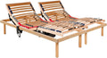 MEMORYLINE Rete a doghe, Luxury, matrimoniale, 80 × 190 cm, legno, elettrico, per camera da letto