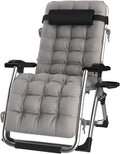 Poltrona reclinabile DQCHAIR, Argento, 75 × 72 × 80 cm, 72 × 98 × 15 cm, acciaio, con cuscini, allungabile, per giardino e terrazzo