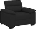 vidaXL Poltrona, 100 × 81 × 84 cm, Nero, tessuto, per soggiorno