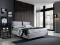 Letto LettiPer, matrimoniale, tessuto, similpelle, misura 160 × 190, sfoderabile, per camera da letto