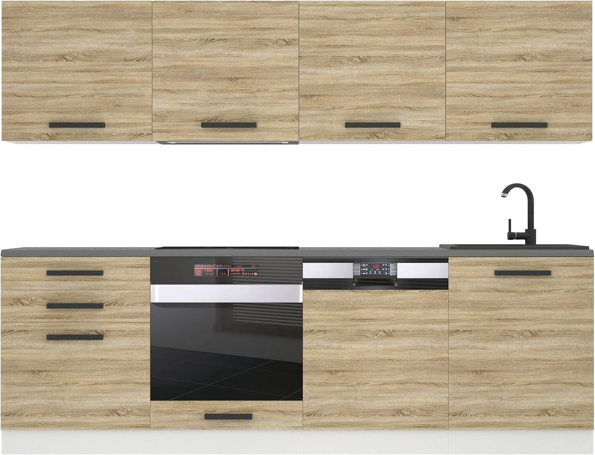 Armadietto B BELINI GROUP, Rovere, 240 cm, per sala da pranzo e cucina