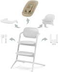 Seggiolone Cybex, con poggiatesta, 56 × 54,5 × 81,5 cm, Bianco, alluminio, plastica