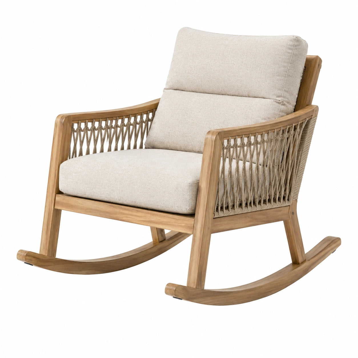 Sedia da pranzo in pelle verde con gambe in legno