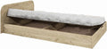 Letto ARREDO DA CASA, LI 2011, con contenitore, singolo, una piazza e mezza, Rovere, per camera da letto