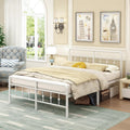 Struttura letto EMODA, 180 × 200 cm, metallo, con testiera, per camera da letto
