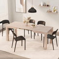 Mobili Fiver Set da pranzo, Rovere, metallo, allungabile, per sala da pranzo e cucina