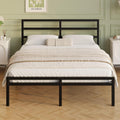 Lutown-Teen Struttura letto, matrimoniale, 140 × 200 cm, acciaio, con testiera, con pediera, per camera da letto
