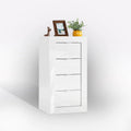 Cassettiera Bissolo Casa, 4 cassetti, Bianco, 41,5 × 35 × 78 cm, metallo