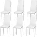 DEWINNER Sedia, metallo, imbottito, ergonomica, per sala da pranzo e cucina