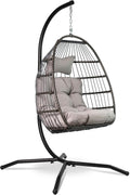 Sedia sospesa VITA5, rattan, per giardino e terrazzo