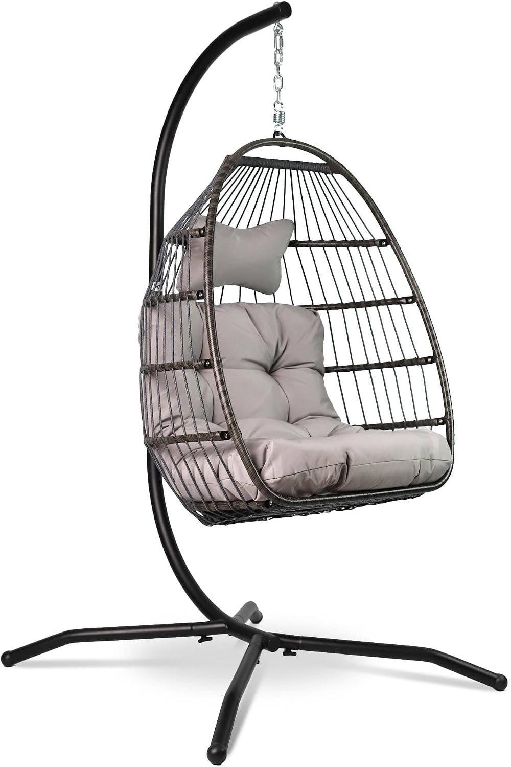 Sedia sospesa VITA5, rattan, per giardino e terrazzo