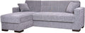 Divano letto Arredo Stock, 227 × 77 × 175 cm, Grigio, tessuto, per soggiorno