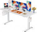 Scrivania ErGear, 160 × 80cm, Bianco, regolabile, per ufficio