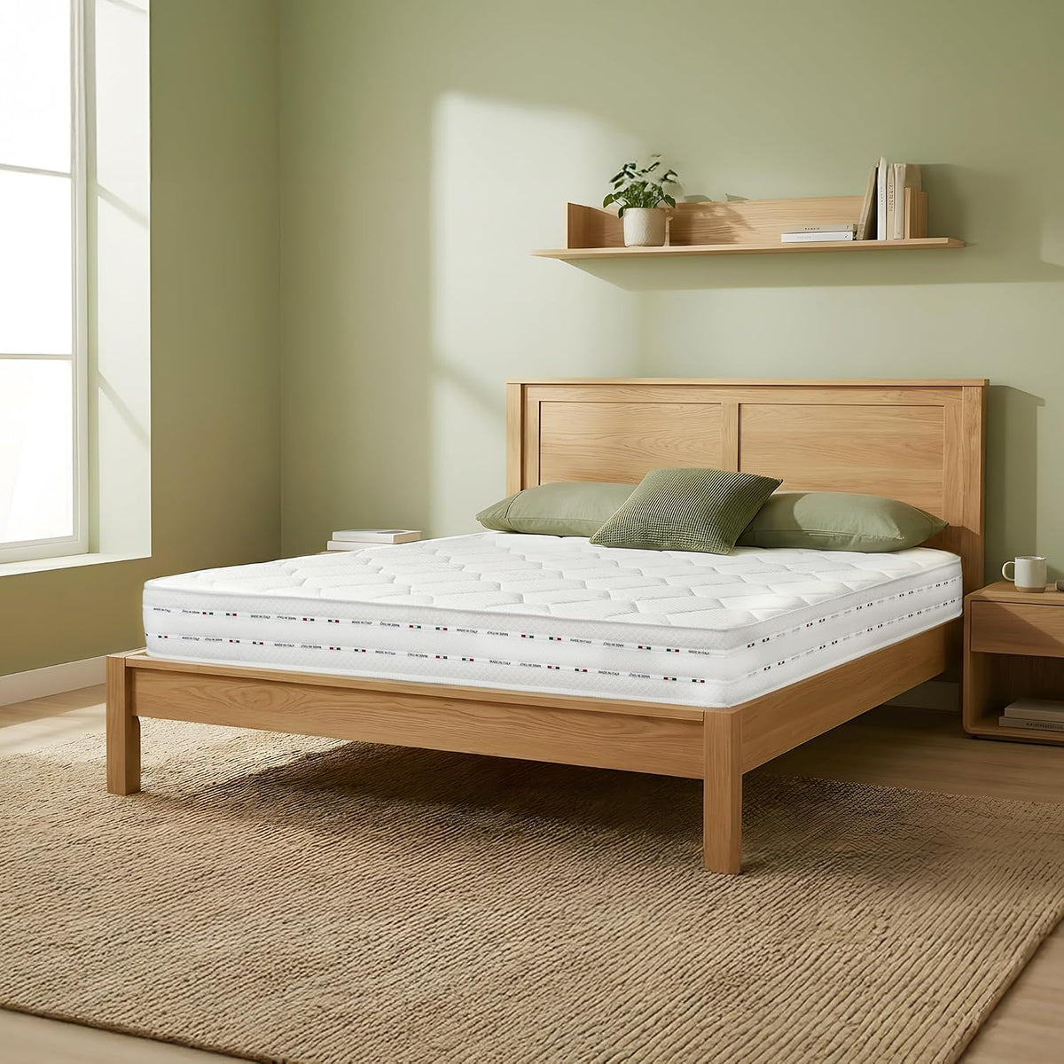 Materasso Materassi Russo, 160 × 190 cm, matrimoniale, antibatterico, per camera da letto