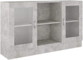vidaXL Armadietto, 120 × 30,5 × 70 cm, Grigio