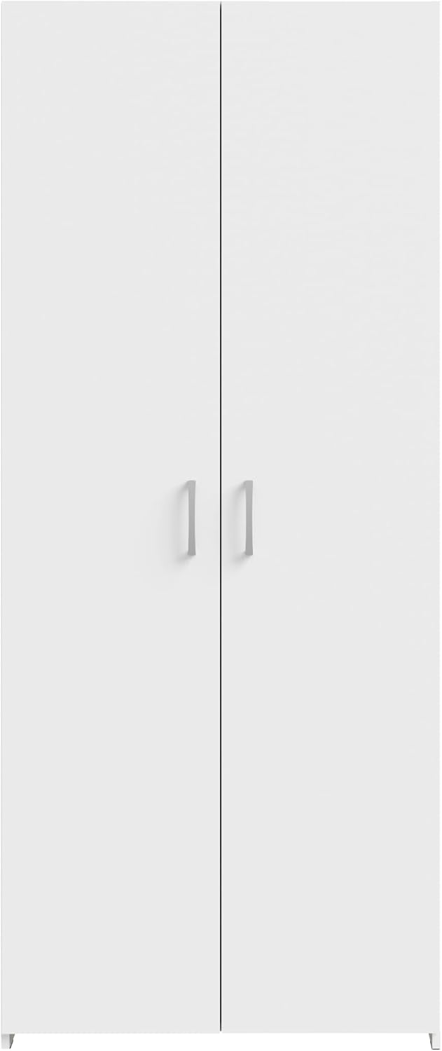 Armadio AVANTI TRENDSTORE, LAP 80, 2 ante, Bianco, 80,9 × 190,5 × 54,4 cm, legno
