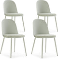 Set di sedie da pranzo HOMN LIVING, 4 sedie, Verde, 45 cm, metallo