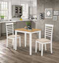Hallowood Furniture Set da pranzo, Bianco, legno, per sala da pranzo e cucina