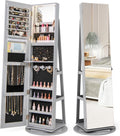COSTWAY Armadietto, Grigio, MDF