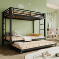 Letto a castello YEHTOKHOME, Nero, 90 × 200 cm, 90 × 190 cm, metallo, per camera da letto