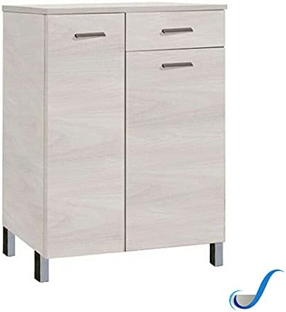 Mobile base VDS, 2 ante, Olmo/Bianco