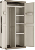 Keter Armadio, 89 × 54 × 182 cm, Beige, resina