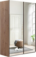 Armadio Composad, con ante scorrevoli, 150 × 223 × 67 cm, 2 ante, Rovere, legno, per camera da letto