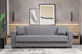 Divano letto Domo Mea, 210 × 75 × 80 cm, 3 posti, Grigio, per soggiorno