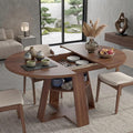 Tavolo da pranzo Aislinglen, 140 × 100 × 75 cm, Bianco, allungabile, MDF, per sala da pranzo e cucina