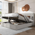 Letto Idemon, imbottito, 180 × 200 cm, Grigio, materasso non incluso, per camera da letto