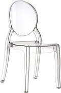 Set di sedie da pranzo KONTE.DESIGN, 42 × 50 × 94 cm, Trasparente, 6 sedie
