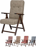 Poltrona reclinabile PALUPLUS, 106C, Tortora, 61 × 67 × 108 cm, legno, regolabile, con braccioli, per soggiorno