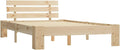 vidaXL Struttura letto, 120 × 200 cm, legno massello, materasso non incluso, per camera da letto