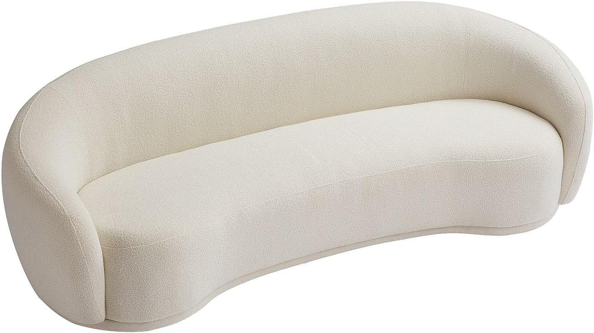 Vente-unique Divano, 3 posti, 227 × 88 × 71 cm, Beige, tessuto, per soggiorno