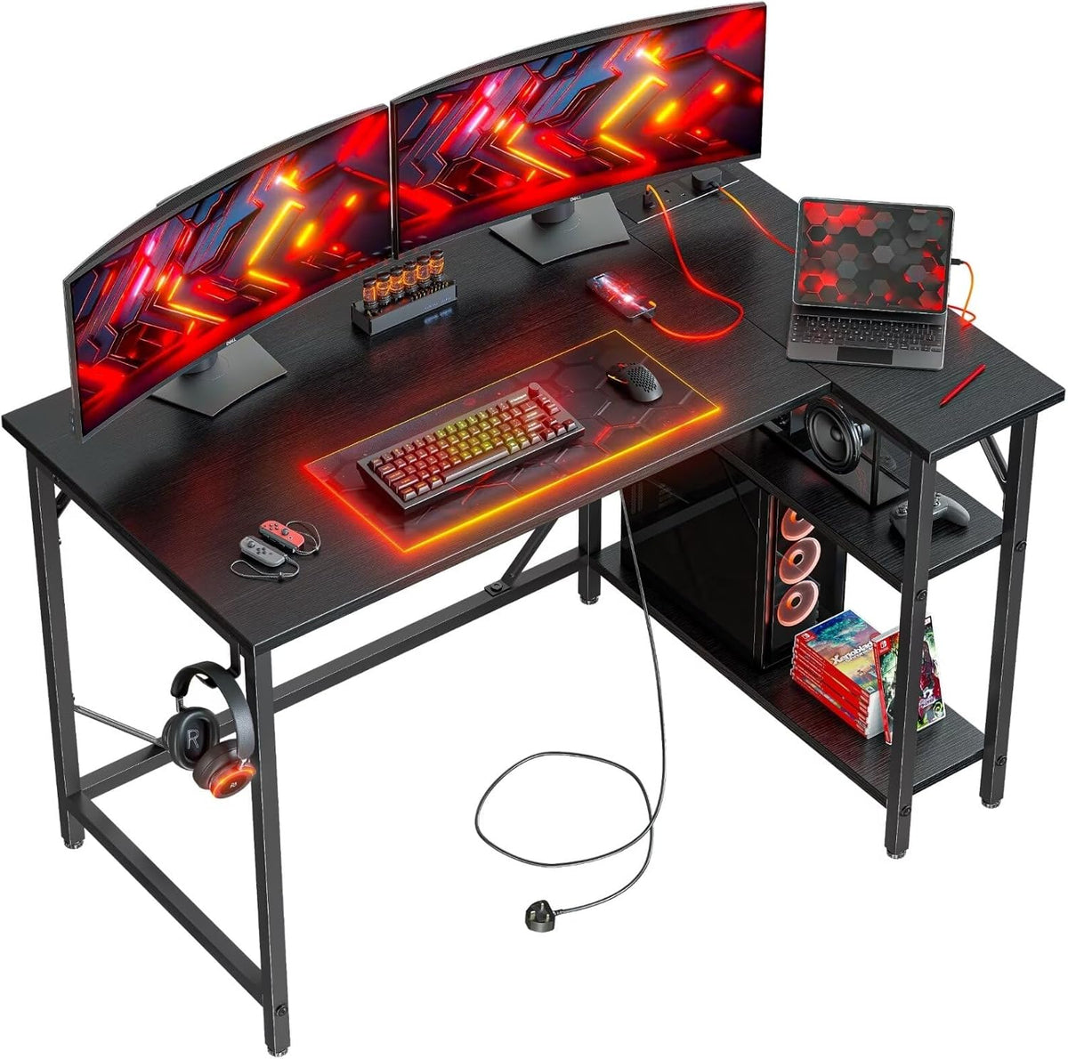 Scrivania DOMSHOCT, 120 × 70 cm, per ufficio