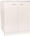 Mobile coprilavatrice Bonussi, 68 × 68 × 88 cm, Bianco, alluminio, per giardino e terrazzo