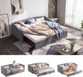 Letto a parete BLSYHDH, Multifunzione, 180 × 200 cm, Grigio, 2 posti, matrimoniale, trasformabile, allungabile, con rete a doghe, imbottito, velluto